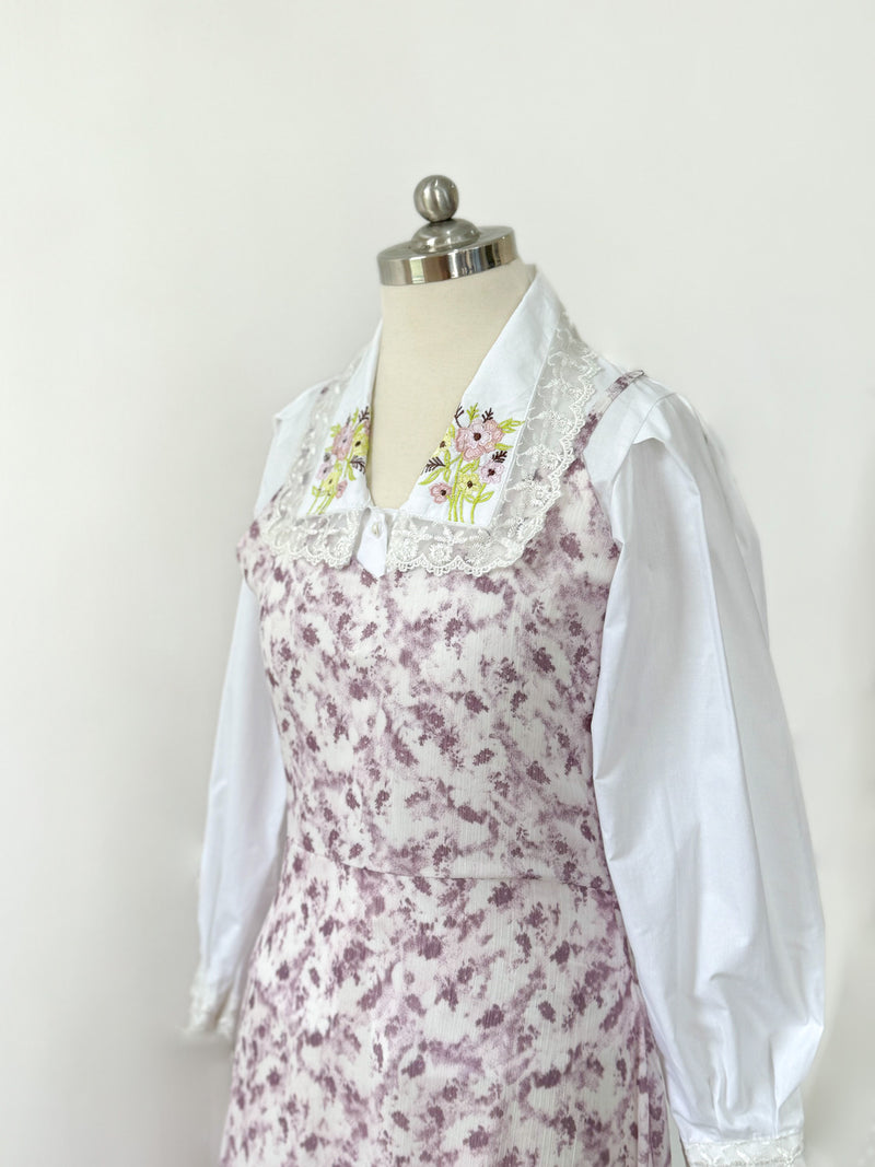 Lilac Sleeveless Long Dress