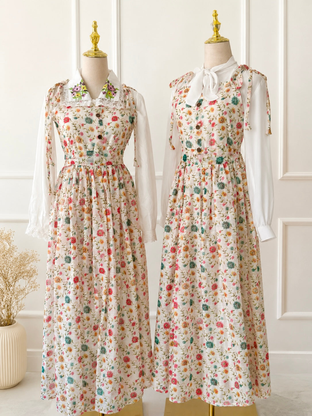 Peony Floral Summer Long Dress