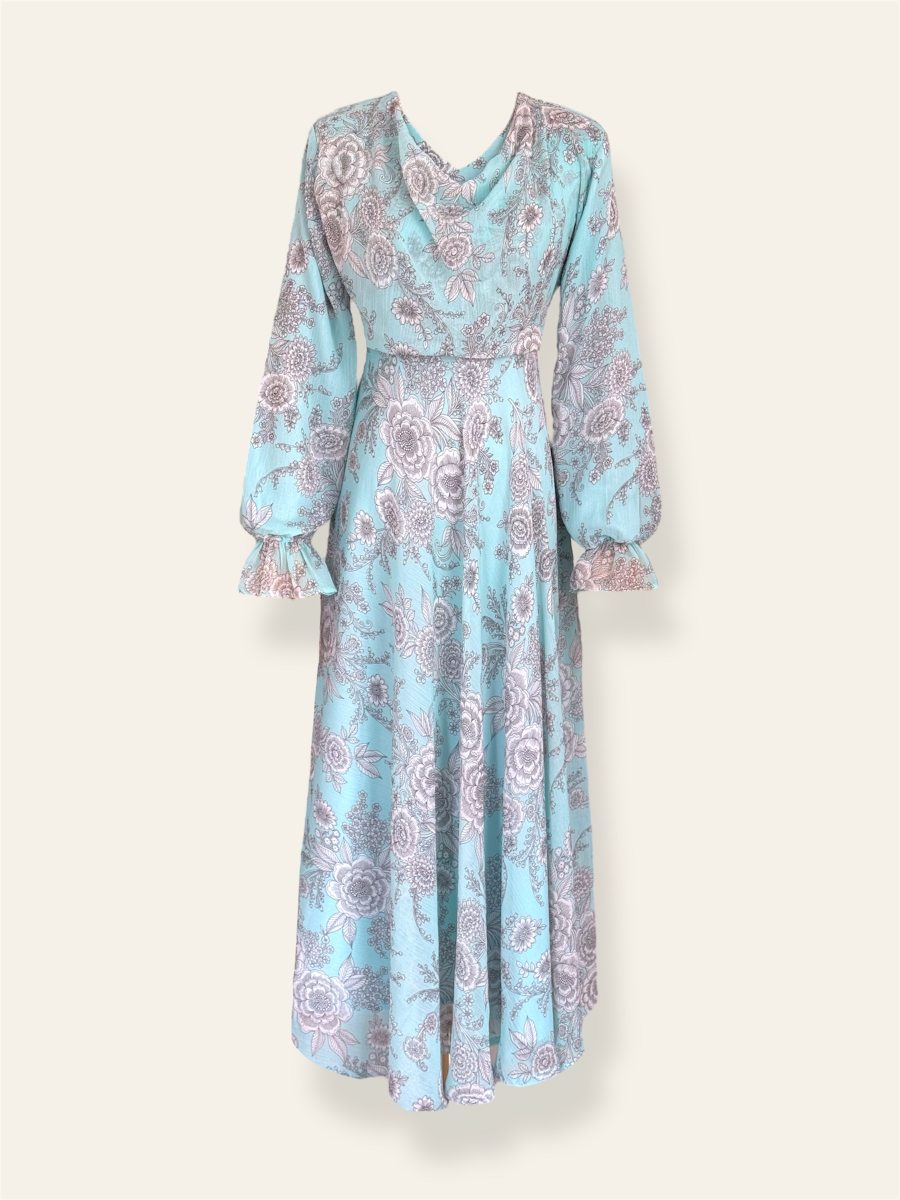 Sea Breeze Chiffon Long Dress