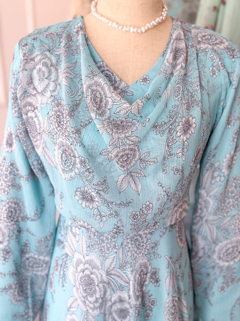 Sea Breeze Chiffon Long Dress