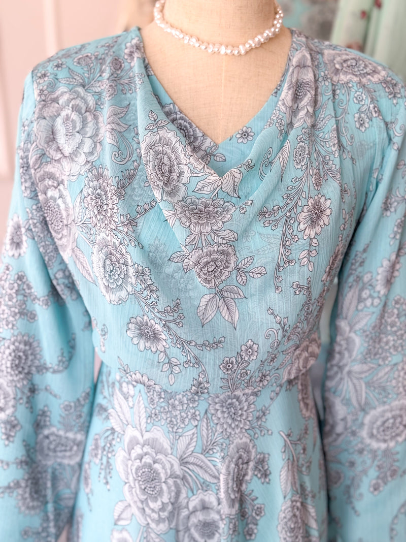 Sea Breeze Chiffon Long Dress