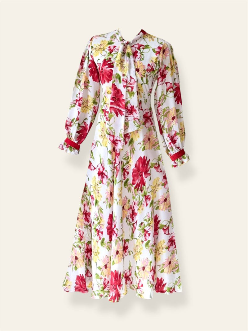 Jardin Flowy Tropical Long Dress