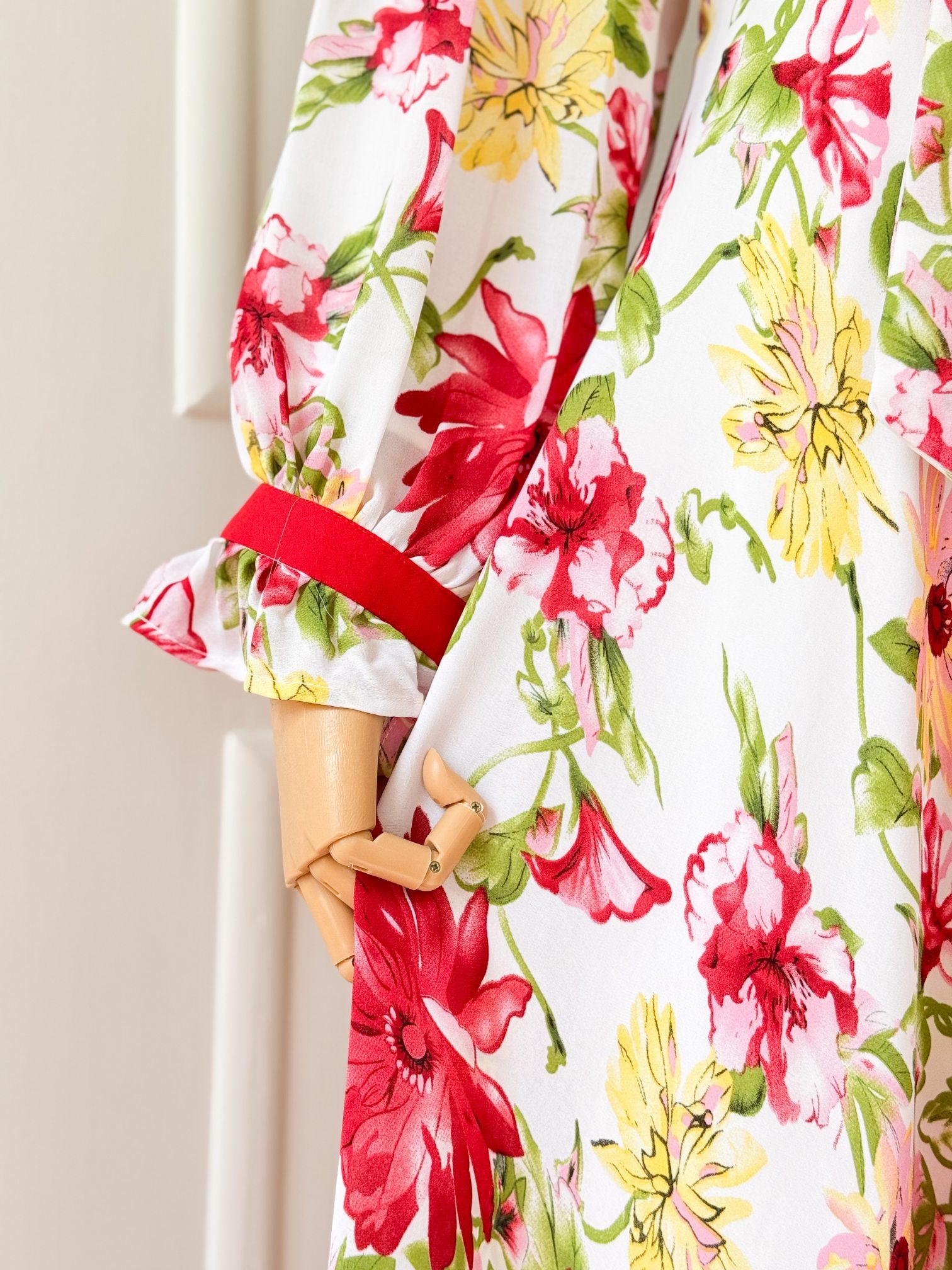 Jardin Flowy Tropical Long Dress