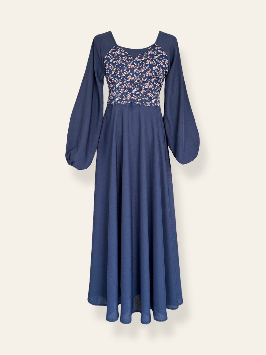 Luna Cross-body Long Dress