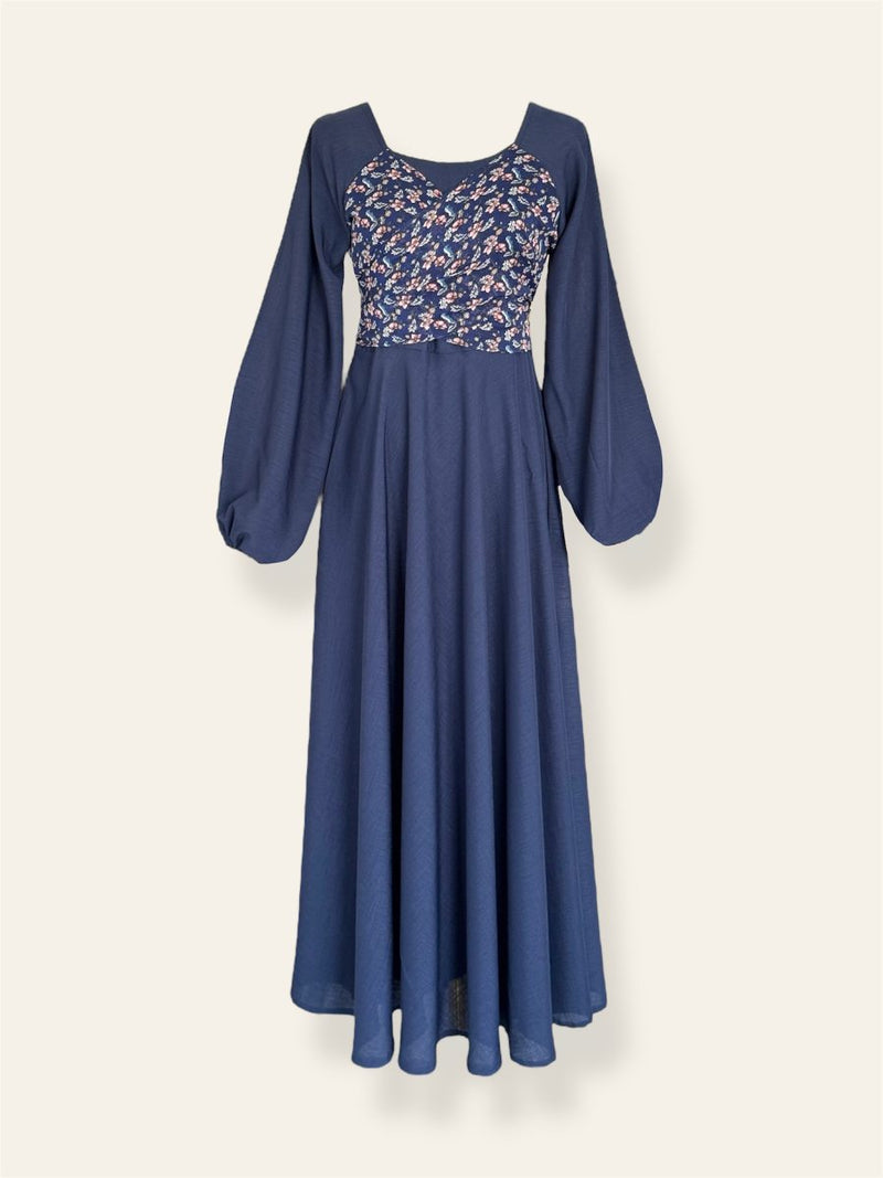 Luna Cross-body Long Dress