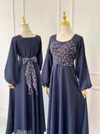 Luna Cross-body Long Dress