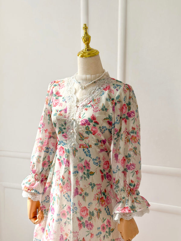 Melora Floral Pink Long Dress