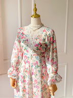 Melora Floral Pink Long Dress