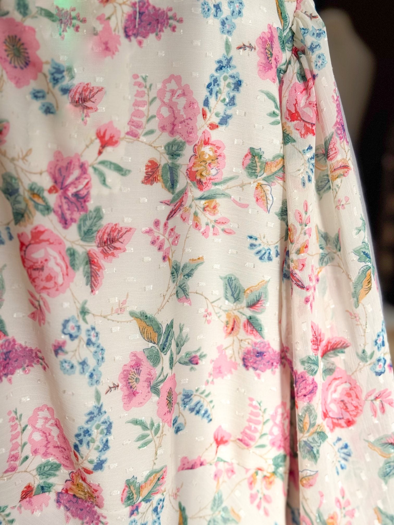 Melora Floral Pink Long Dress