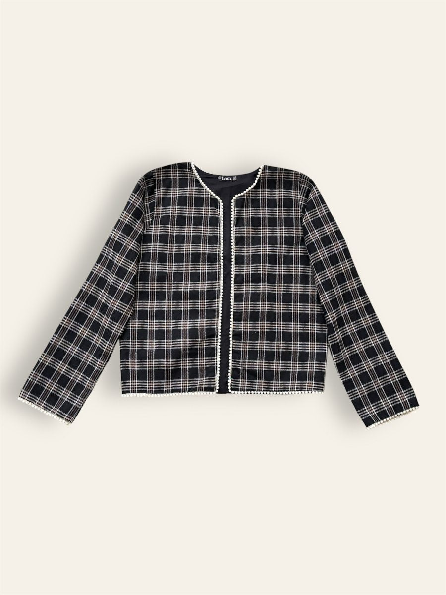 Midnight Open-front Winter Jacket