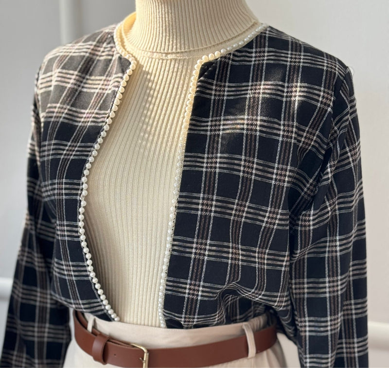 Midnight Open-front Winter Jacket