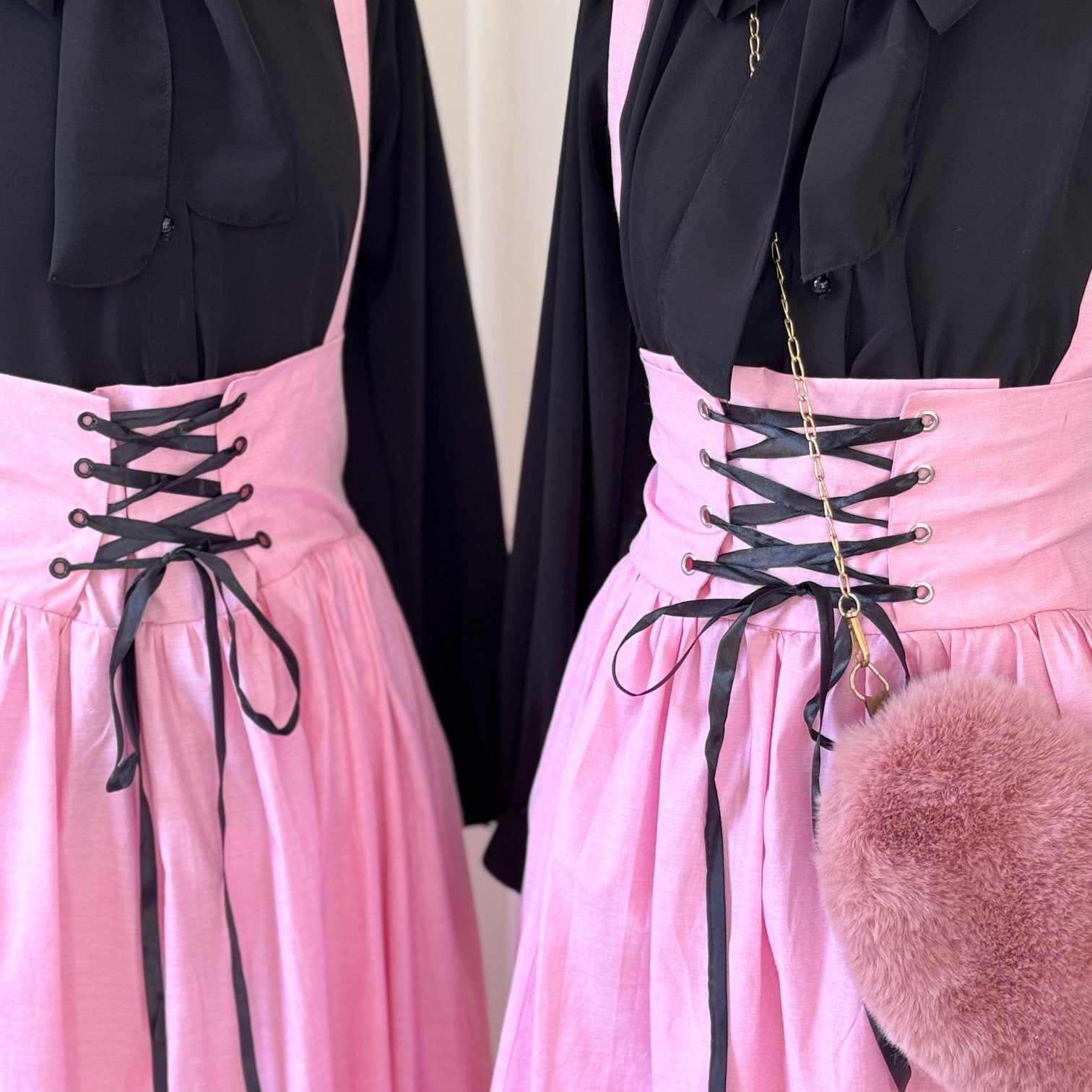 Pink Vintage Long Skirt