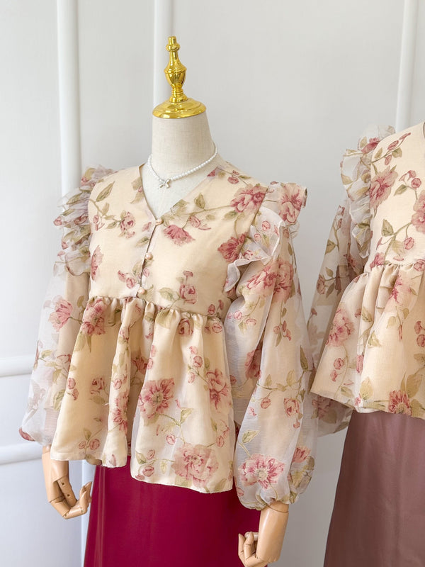 Rosette Baggy Crop Top