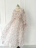 Lily Floral Printed Long Dress