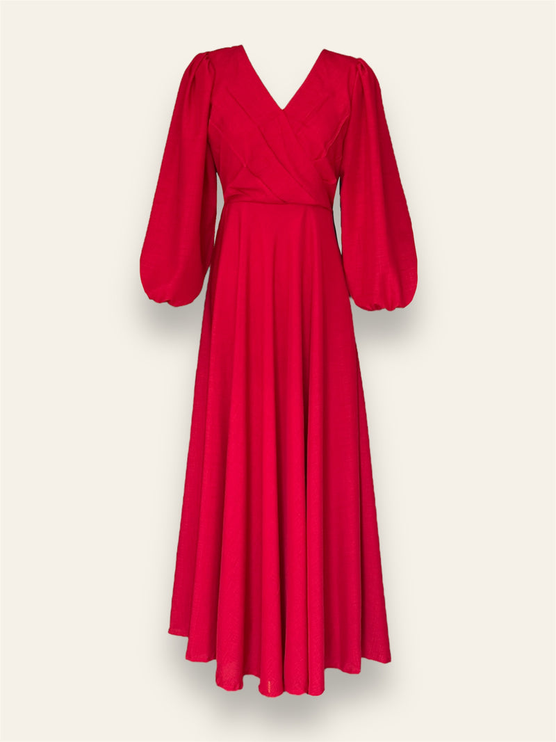 Ruby Flowy Long Dress