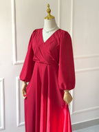 Ruby Flowy Long Dress