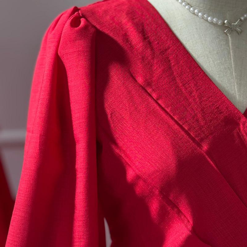 Ruby Flowy Long Dress