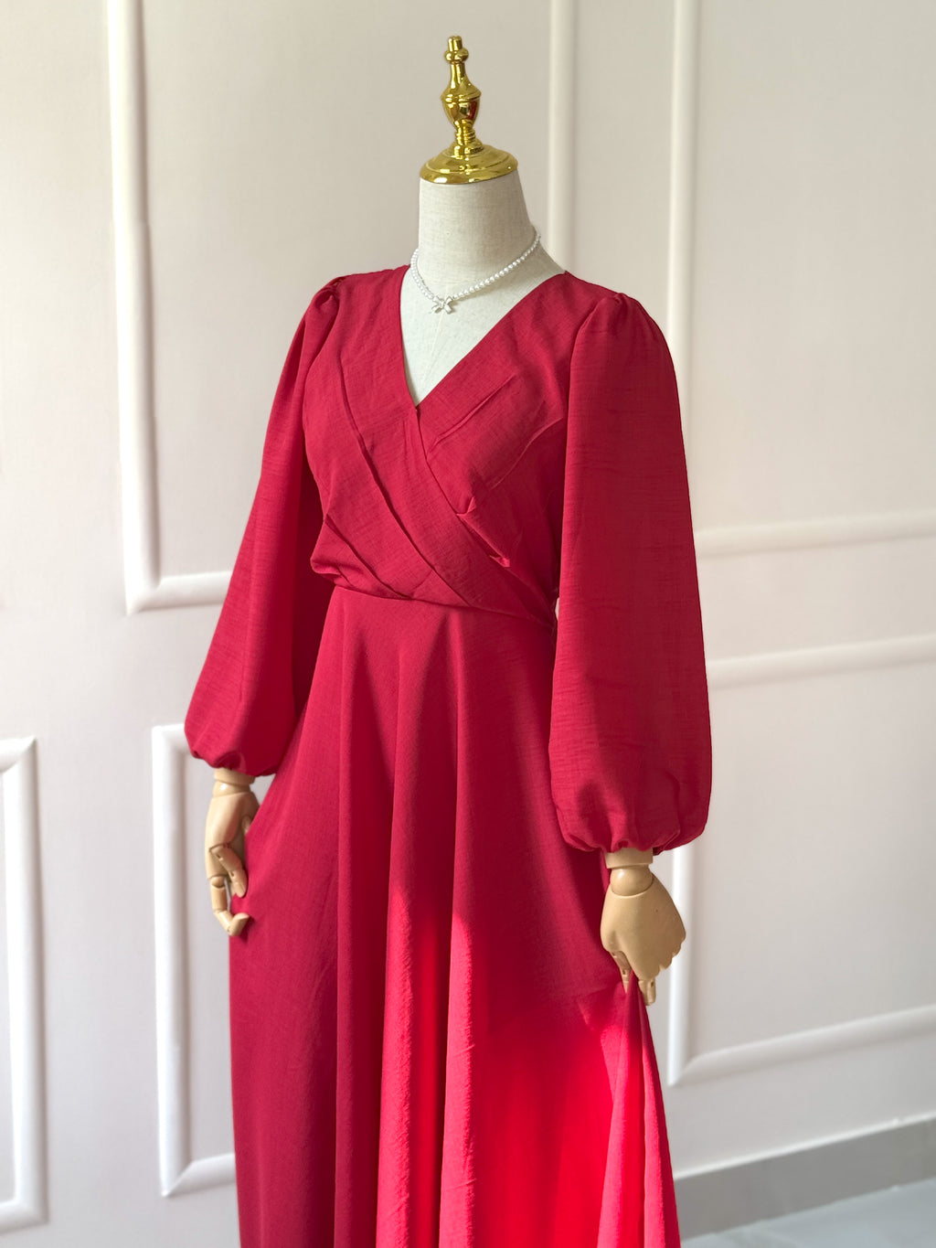 Ruby Flowy Long Dress